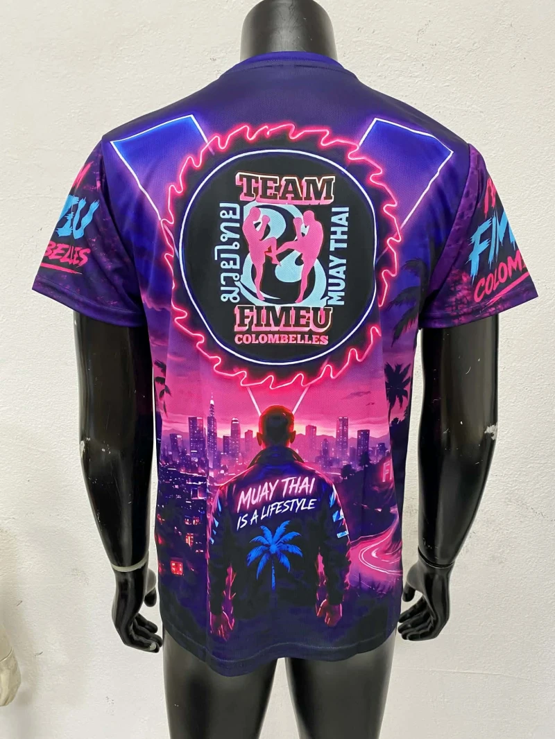 Détail du T-shirt GTA Team Fimeu